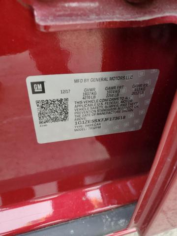 2018 CHEVROLET MALIBU PRE 1G1ZE5SX7JF173618