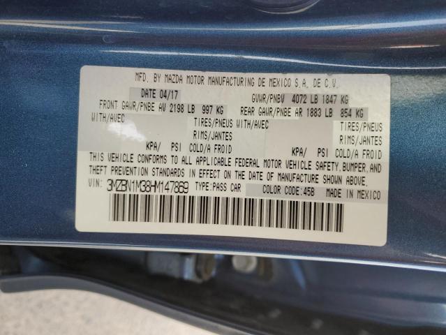 2017 MAZDA 3 GRAND TO - 3MZBN1M38HM147869