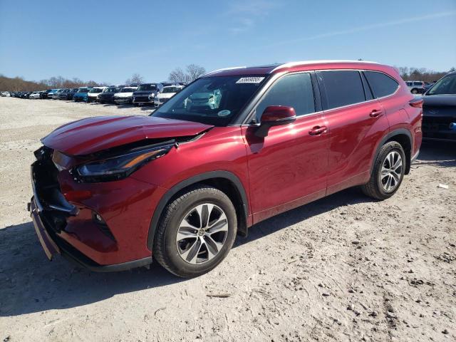 Vin: 5tdgzrbh6ms099888, lot: 53669055, toyota highlander xle 2021 img_1