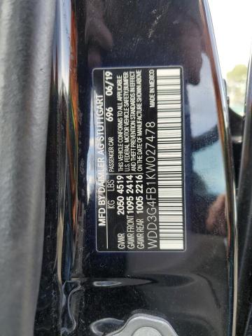 2019 MERCEDES-BENZ A 220 4MAT - WDD3G4FB1KW027478