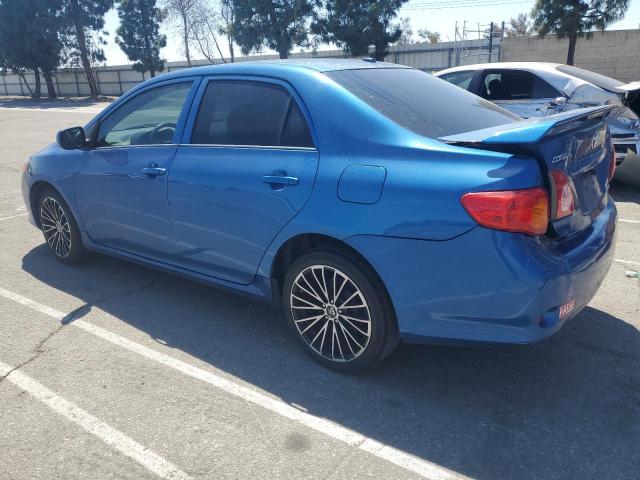 TOYOTA COROLLA BA 2009 blue  gas JTDBL40E399093172 photo #3