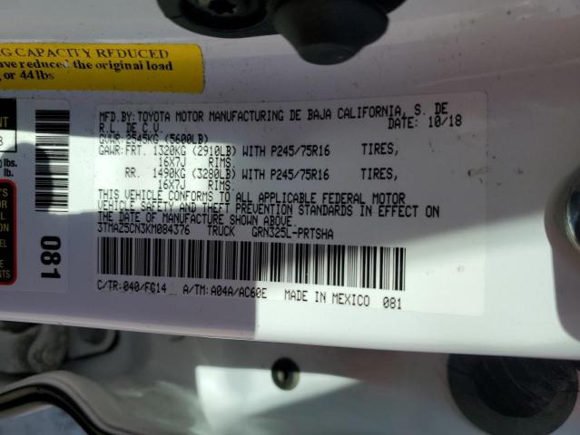 2019 TOYOTA TACOMA DOU - 3TMAZ5CN3KM084376