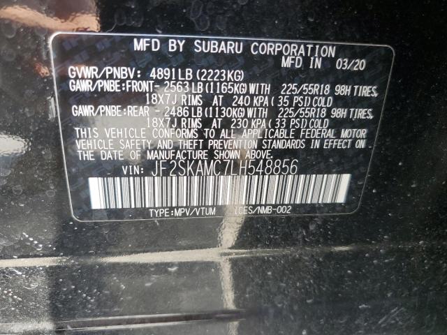 2020 SUBARU FORESTER S - JF2SKAMC7LH548856