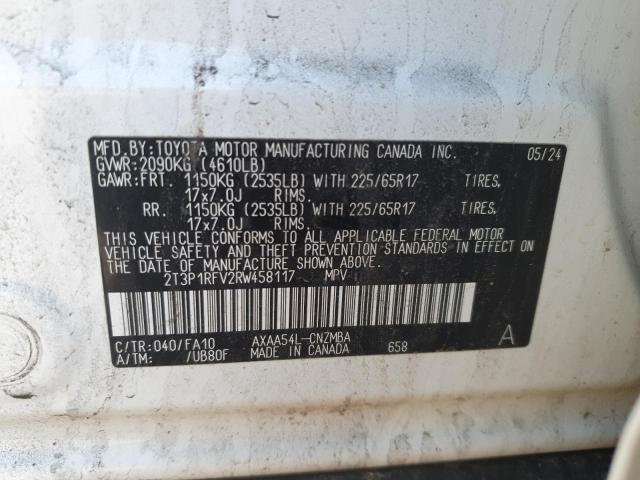 2024 TOYOTA RAV4 XLE - 2T3P1RFV2RW458117
