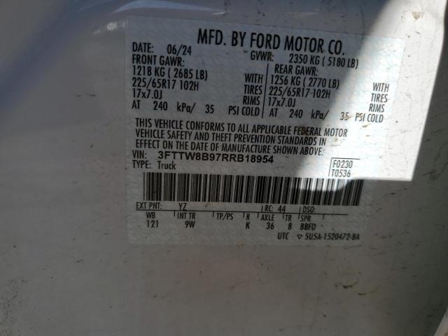 2024 FORD MAVERICK X 3FTTW8B97RRB18954