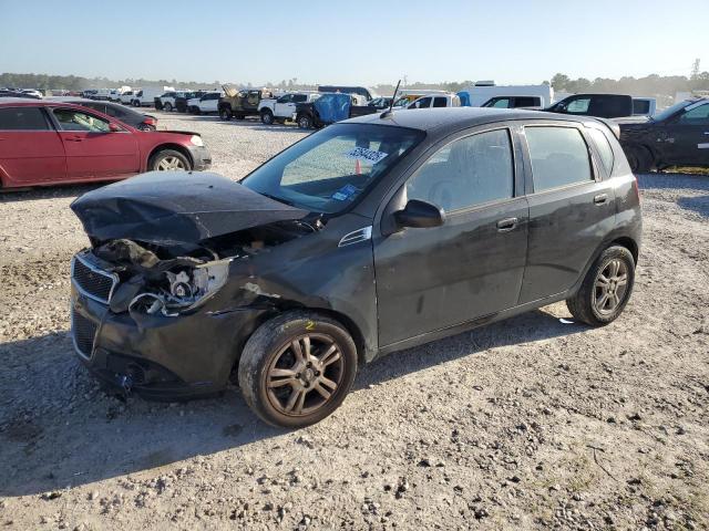 CHEVROLET AVEO LT 2009 black  gas KL1TG66E59B301760 photo #1