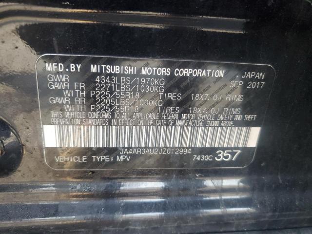 2018 MITSUBISHI OUTLANDER - JA4AR3AU2JZ012994