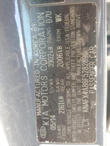 2015 KIA FORTE EX - KNAFX4A86F5282896