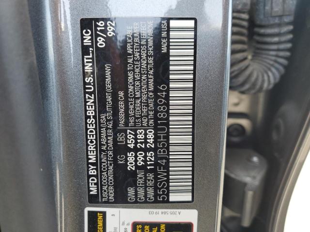 2017 MERCEDES-BENZ C 300 - 55SWF4JB5HU188946