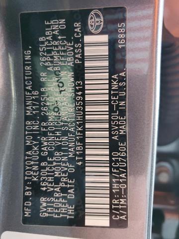 2017 TOYOTA CAMRY LE - 4T1BF1FK1HU359413
