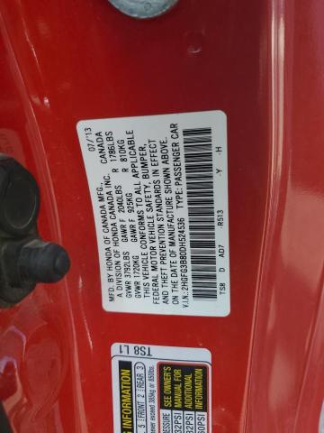 2013 HONDA CIVIC EX - 2HGFG3B80DH524536