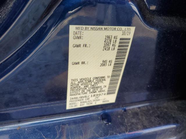 2020 NISSAN ALTIMA S - 1N4BL4BV8LC189974