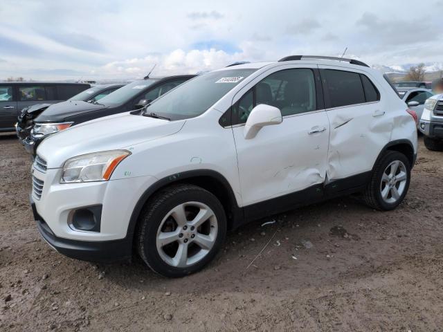 CHEVROLET TRAX LTZ 2015 white  gas KL7CJTSB9FB116575 photo #1