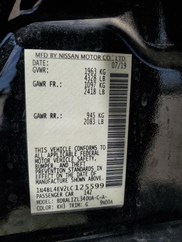 2020 NISSAN ALTIMA SL - 1N4BL4EV2LC125599