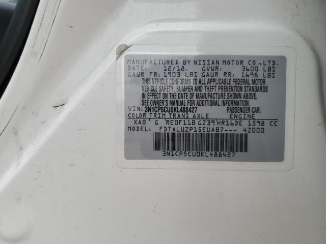 2019 NISSAN KICKS S - 3N1CP5CU0KL488427