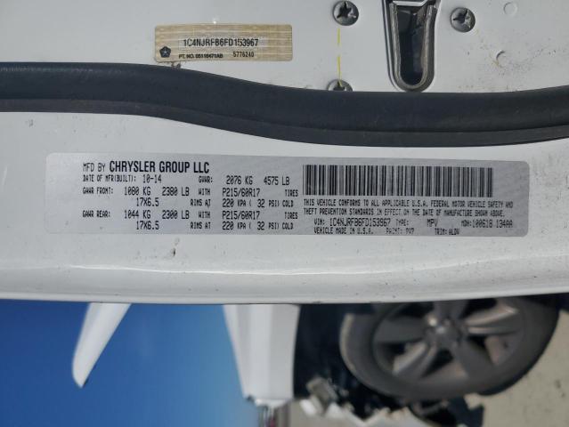 2015 JEEP PATRIOT LA 1C4NJRFB6FD153967