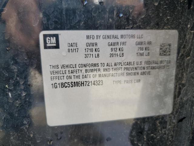 2017 CHEVROLET CRUZE LS - 1G1BC5SM6H7214323