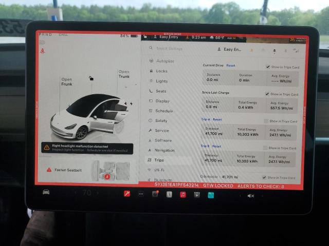 2023 TESLA MODEL 3 - 5YJ3E1EA1PF543214