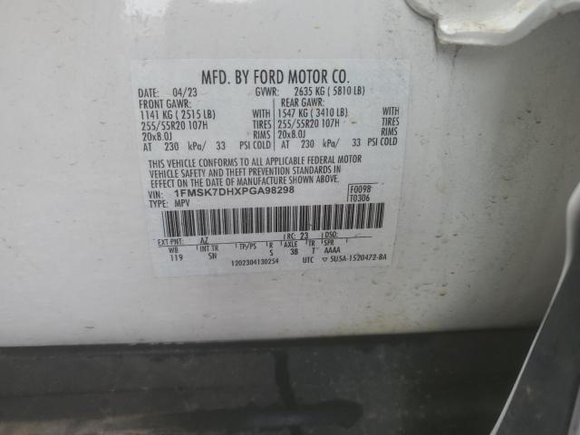 2023 FORD EXPLORER X - 1FMSK7DHXPGA98298
