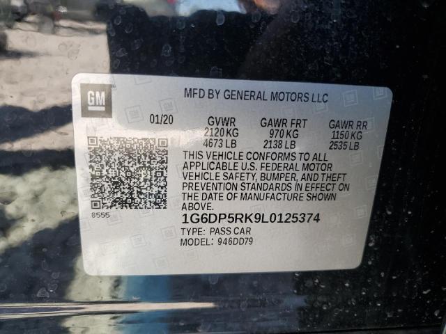 2020 CADILLAC CT5 SPORT 1G6DP5RK9L0125374