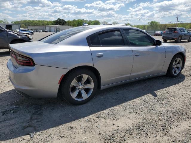 DODGE CHARGER SX 2016 silver  flexible fuel 2C3CDXHG2GH326579 photo #4