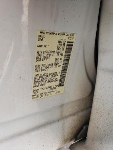2019 NISSAN TITAN S - 1N6AA1EK1KN504920