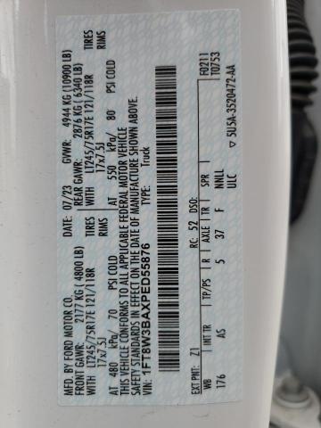 2023 FORD F350 SUPER - 1FT8W3BAXPED55876