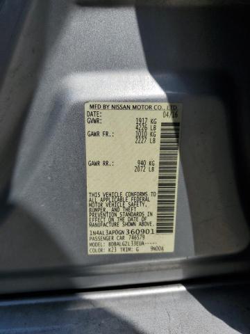 2016 NISSAN ALTIMA 2.5 - 1N4AL3AP0GN360901