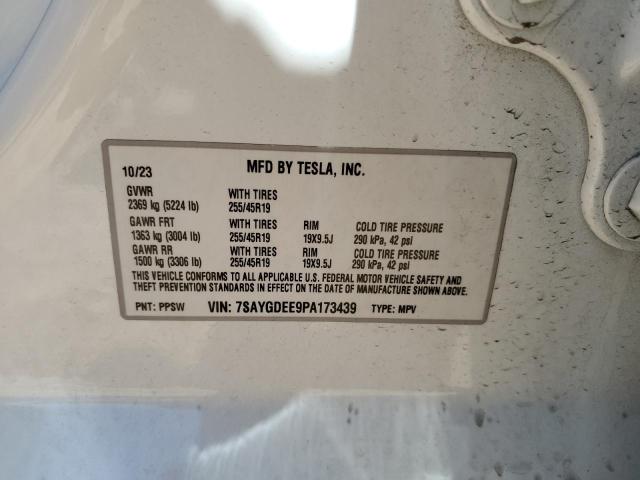 2023 TESLA MODEL Y - 7SAYGDEE9PA173439
