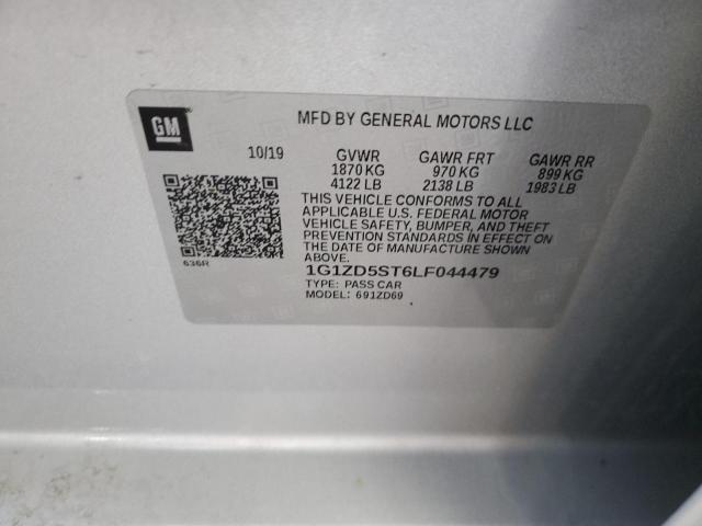 2020 CHEVROLET MALIBU LT - 1G1ZD5ST6LF044479