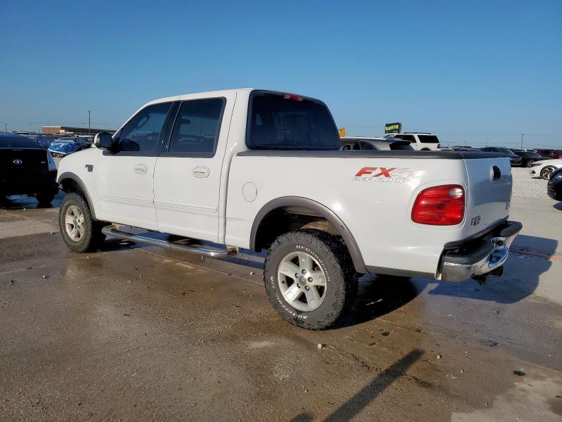 FORD F150 SUPER 2002 white  gas 1FTRW08692KD89789 photo #3