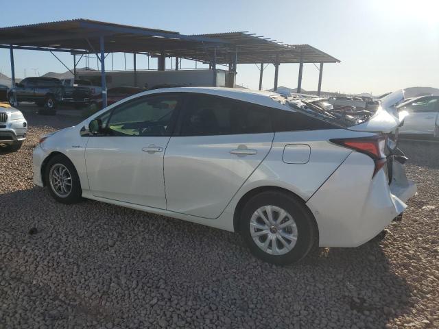 TOYOTA PRIUS 2019 white  hybrid engine JTDKARFU0K3085153 photo #3