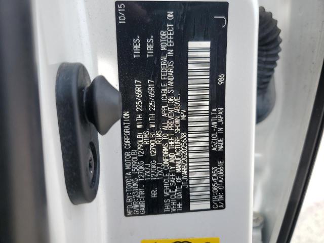 2016 LEXUS NX 200T BA - JTJYARBZ2G2025638