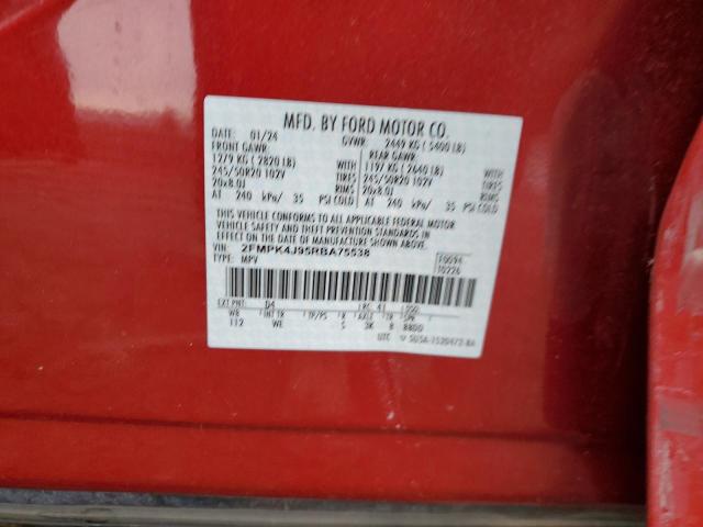 2024 FORD EDGE SEL - 2FMPK4J95RBA75538