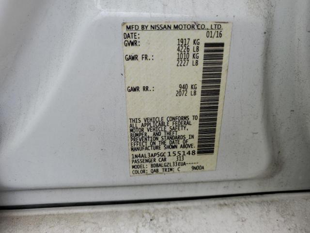 2016 NISSAN ALTIMA 2.5 - 1N4AL3AP5GC155148