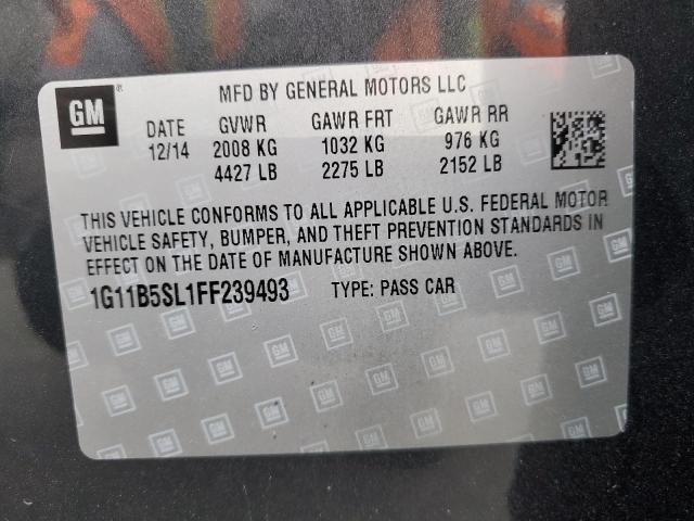 2015 CHEVROLET MALIBU LS - 1G11B5SL1FF239493