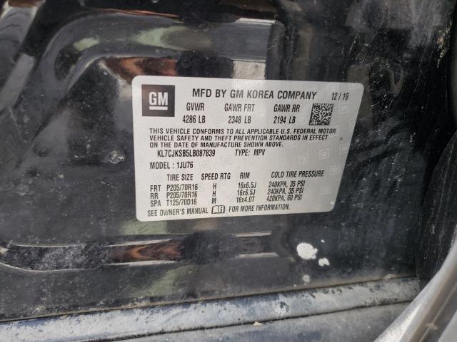 2020 CHEVROLET TRAX LS KL7CJKSB5LB087839