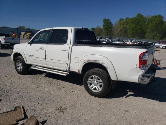 TOYOTA TUNDRA DOU 2006 white crew pic gas 5TBDT44106S515792 photo #3