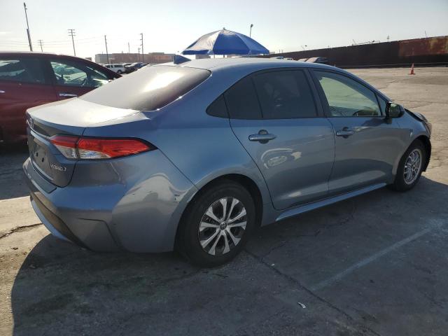 TOYOTA COROLLA LE 2022 blue  hybrid engine JTDEAMDE3NJ057035 photo #4