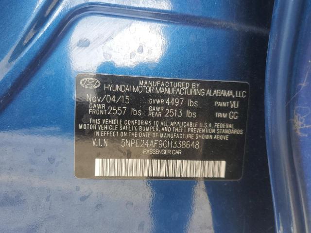2016 HYUNDAI SONATA SE - 5NPE24AF9GH338648