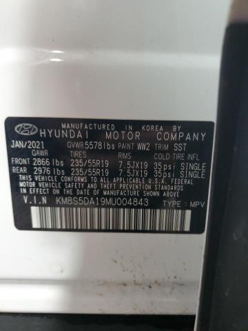 2021 HYUNDAI SANTA FE L - KM8S5DA19MU004843