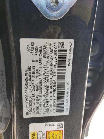 2023 HONDA CIVIC EX - 2HGFE1F74PH325103