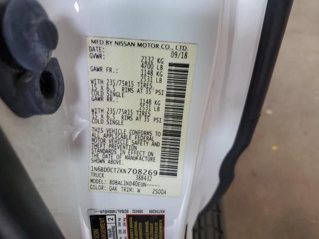 1N6BD0CT2KN708269 2019 NISSAN FRONTIER