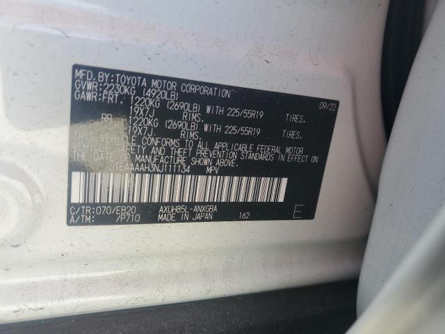 2022 TOYOTA VENZA LE - JTEAAAAH3NJ111134