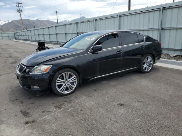 LEXUS GS 450H 2007 black sedan 4d hybrid engine JTHBC96S975010230 photo #1