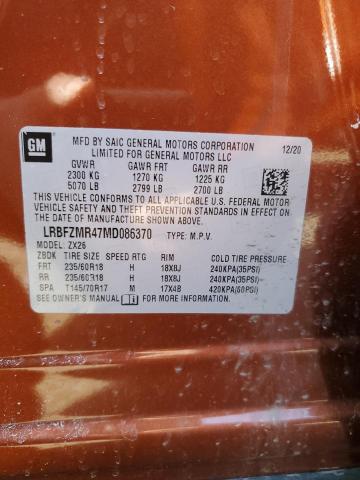 2021 BUICK ENVISION P - LRBFZMR47MD086370