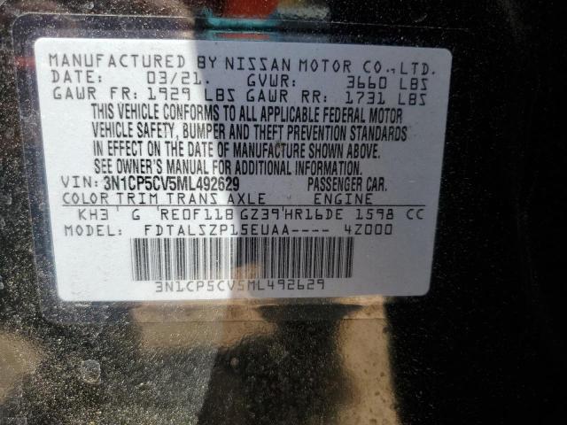 2021 NISSAN KICKS SV - 3N1CP5CV5ML492629