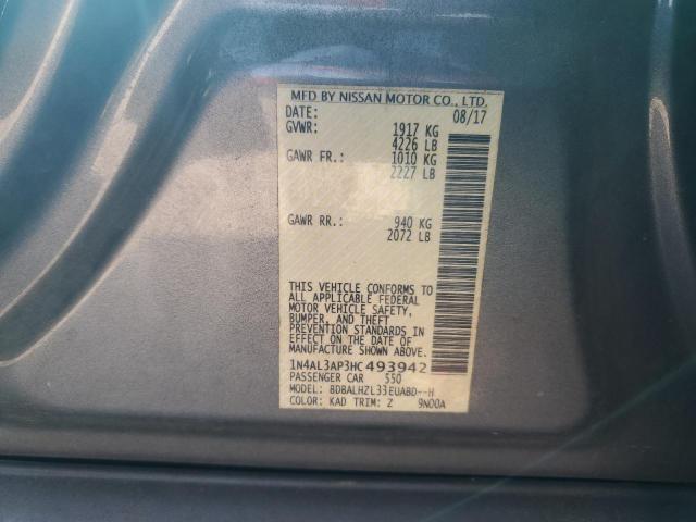 2017 NISSAN ALTIMA 2.5 - 1N4AL3AP3HC493942