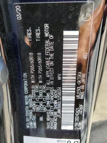 2020 LEXUS GX 460 PRE JTJAM7BX0L5258034