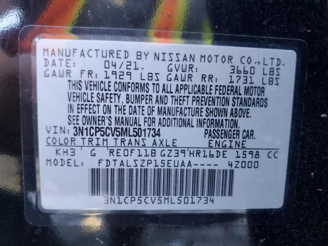 2021 NISSAN KICKS SV - 3N1CP5CV5ML501734